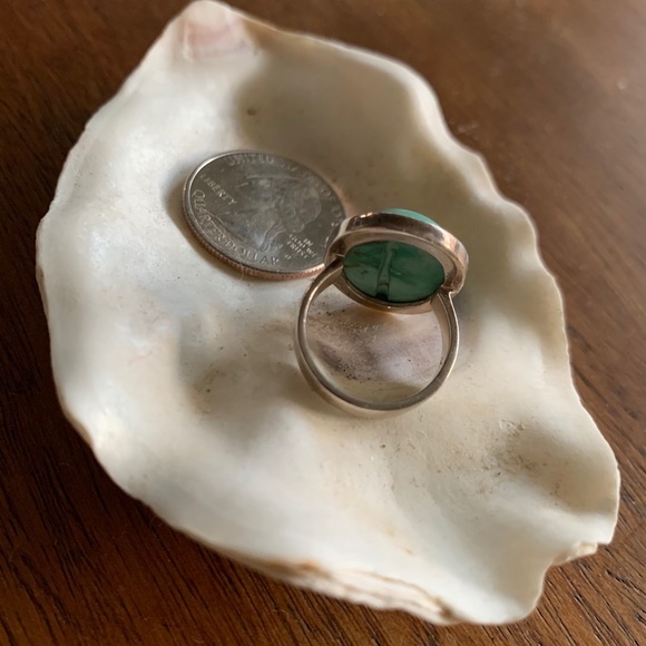 size 5.75 | hubei turquoise on silver - Picture 3 of 3